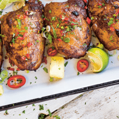 Lick your lips for some tasty Mai Thai chicken thighs