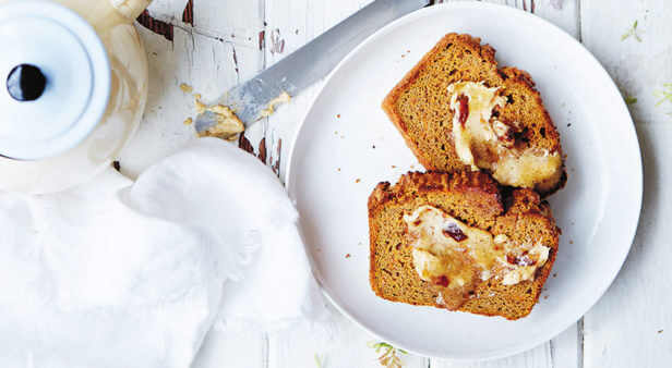 Start your morning on the right note with sweet potato cinnamon bread