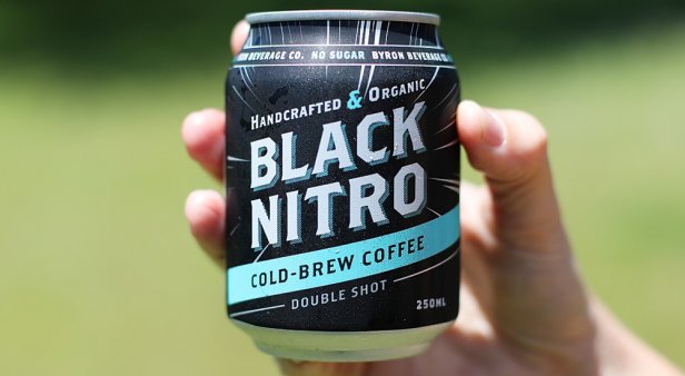 Coffee tinnies – Byron Beverage Co. puts organic nitrogen-charged coffee in a can