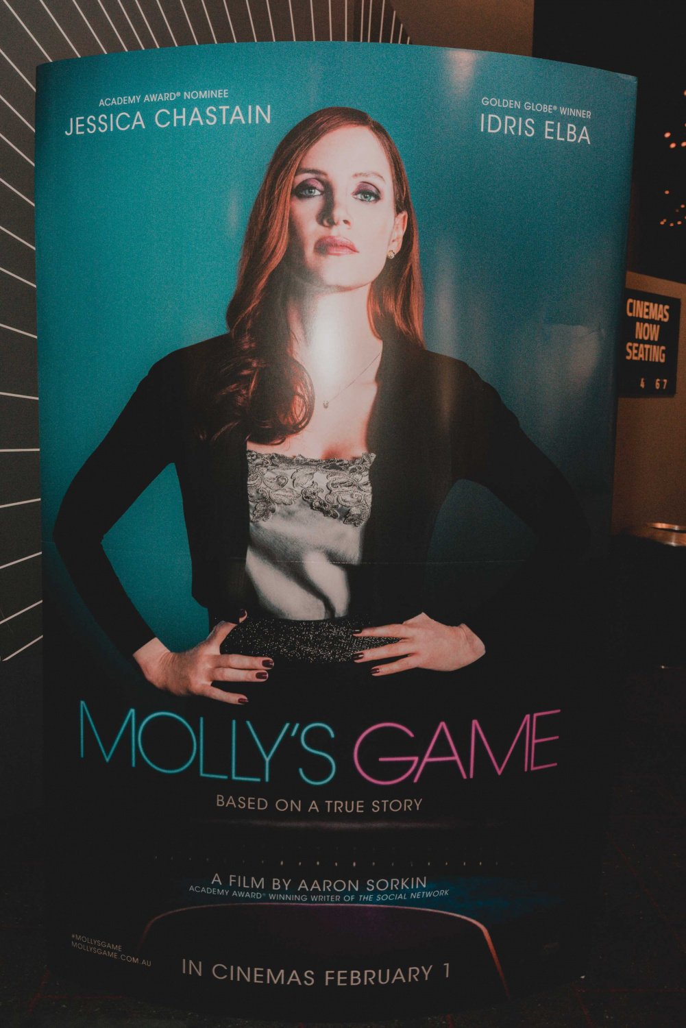 TWE&#8217;s screening of Molly&#8217;s Game