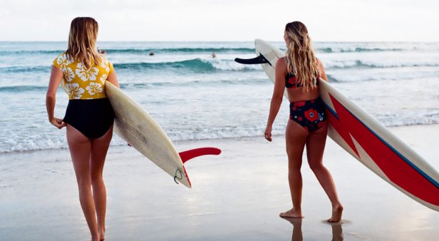 Sustainable surfing – hang ten in style with colourful surfwear by Tall Poppy Surf