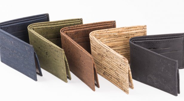 Ditch leather for sustainable cork with gent&#8217;s wallets from Brindabella