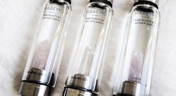 Achieve inner balance while staying hydrated with crystal-infused water bottles from MAAEMO