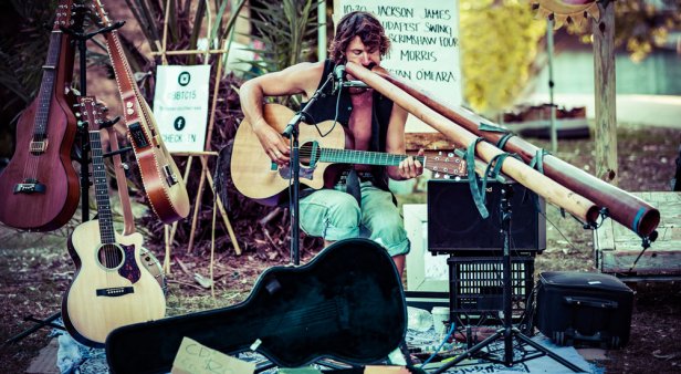 Treat your earholes to a weekend of live music at Buskers by the Creek