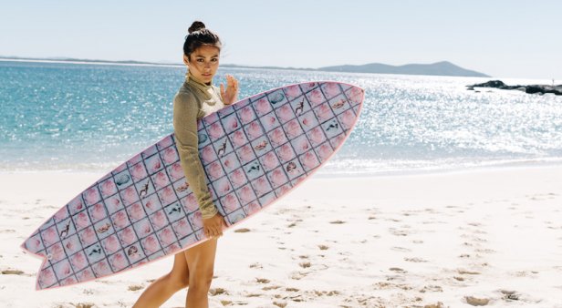 Get sliding on artist-designed women&#8217;s surfboards from Nusa Indah