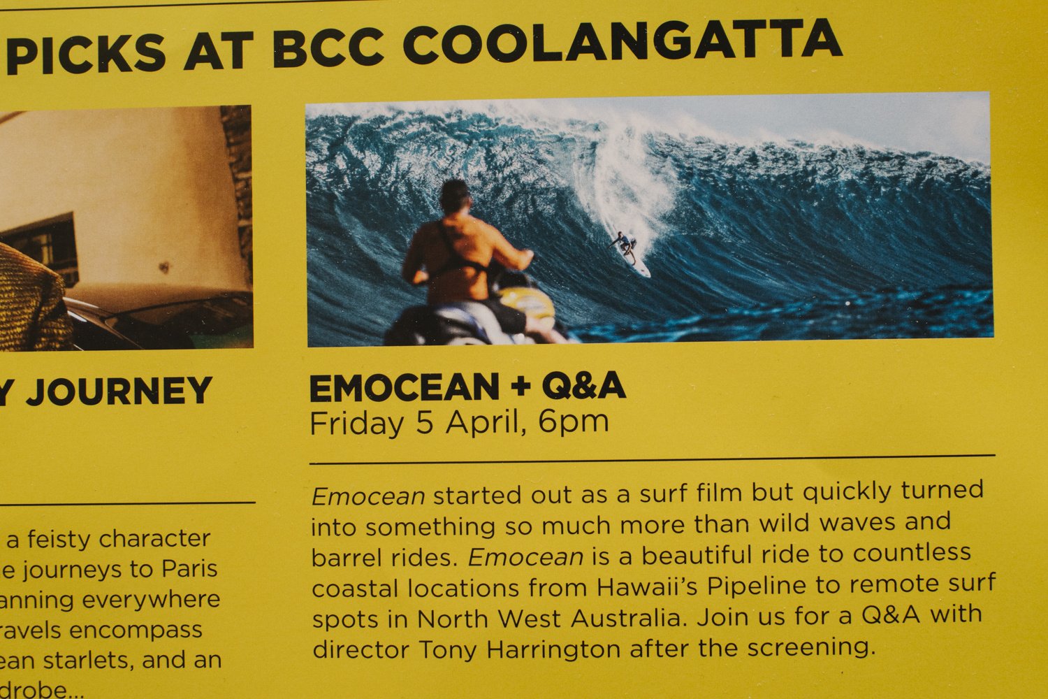 Gold Coast Film Festival Screening of Emocean