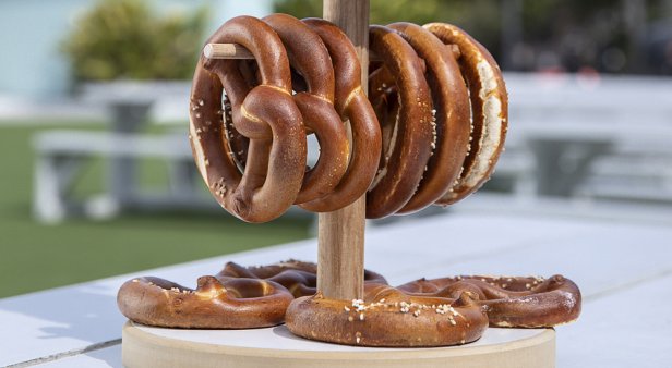 Feast on pretzels, spatzle and Bavarian doughnuts at Oktoberfest on The Lawn this month