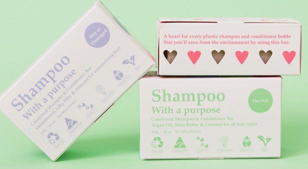 Ditch the plastic and lather up with a bar of Shampoo With A Purpose