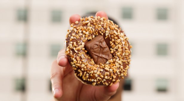 Go nuts for Krispy Kreme&#8217;s new limited-edition Snickers doughnut collab