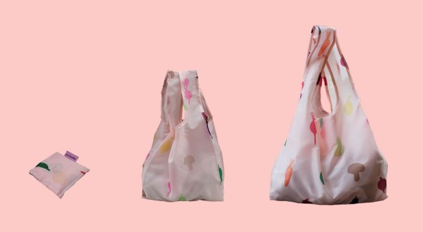 Stow your stuff in a reusable bag made from plastic bottles