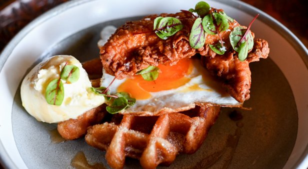 Palm Beach burger joint Burgster launches Sunday brunches featuring fried-chicken waffles and bloody Marys