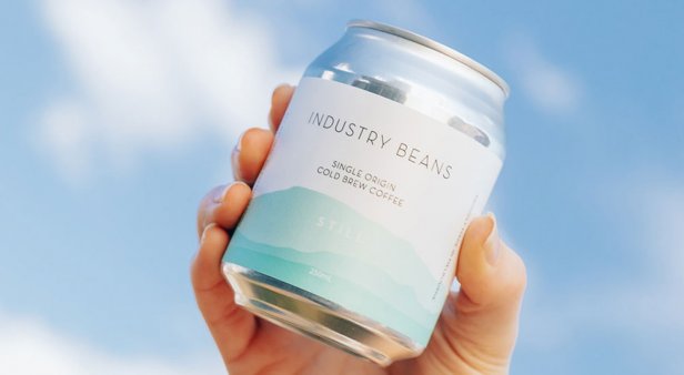 Crack a tin of sparkling cold brew coffee from Industry Beans