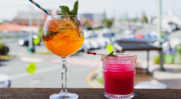 Sip spritzes and hot-pink margs at Nobbys&#8217; new Mediterranean-inspired rooftop bar