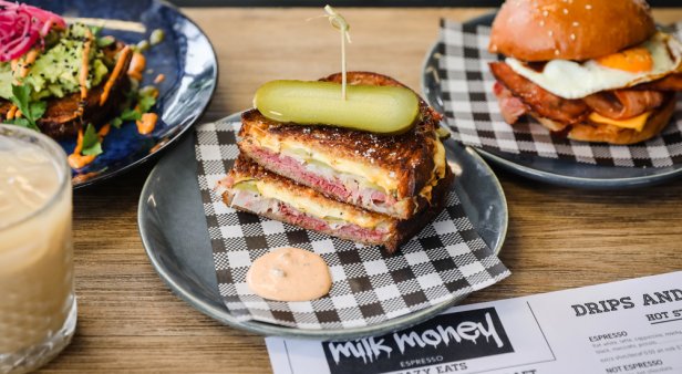 I&#8217;ll have what she&#8217;s having – wrap your mitts around a next-level Reuben at Robina&#8217;s new Milk Money Espresso