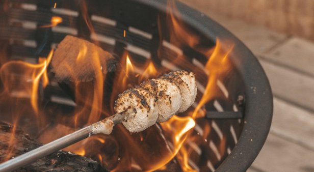 Snack on toasted marshmallows and sip cocktails by your own personal fire pit at Robina Pavilion