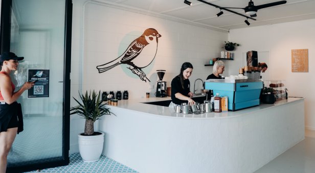 Sparrow Coffee Co flies into Nobby Beach to fill your morning with quality brews on the fly