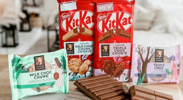 KitKat has teamed up with Byron Bay Cookies and be still our beating hearts