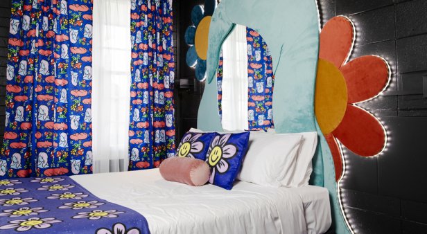 Dream in colour at the city&#8217;s first pop-up Golden Ticket Motel