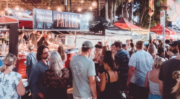 Rally your crew and roll out a rug for HOTA&#8217;s Hawker Night Markets