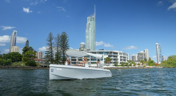 Ahoy, mates! Eco-friendly electric picnic boats by GoBoat are setting sail  on the Gold Coast