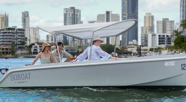 Ahoy, mates! Eco-friendly electric picnic boats by GoBoat are setting sail from Isle of Capri on the Gold Coast