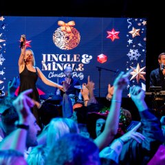 Have a jolly-good time at the Jingle &amp; Mingle Christmas Party