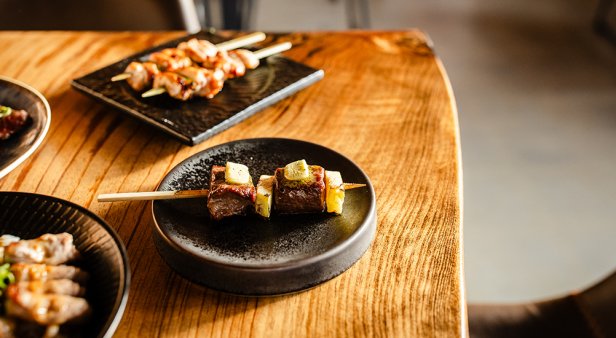 Charcoal Charcoal Yakitori brings wagyu, whisky and flame-cooked fare to Robina