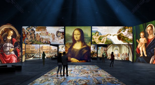See the Mona Lisa come to life in the interactive art exhibition Italian Renaissance Alive